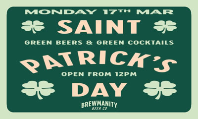 St Patricks Day at Brewmanity